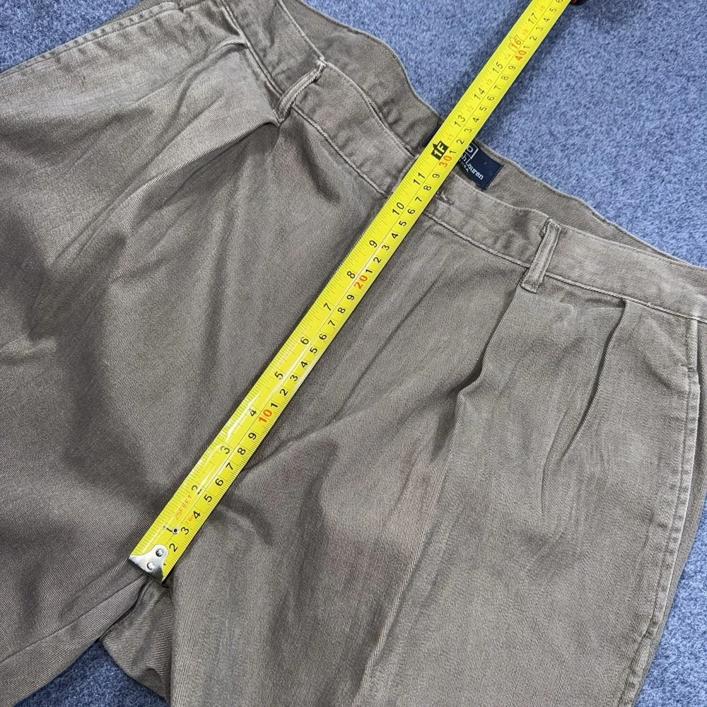 Vintage Polo by Ralph Lauren Pants Chinos Pleated USA 34x28 Made In USA 90s